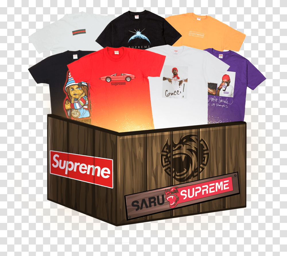 Supreme Box Logo Mystery Supreme Accessories Mystery Box, Label, Text, Clothing, Metropolis Transparent Png