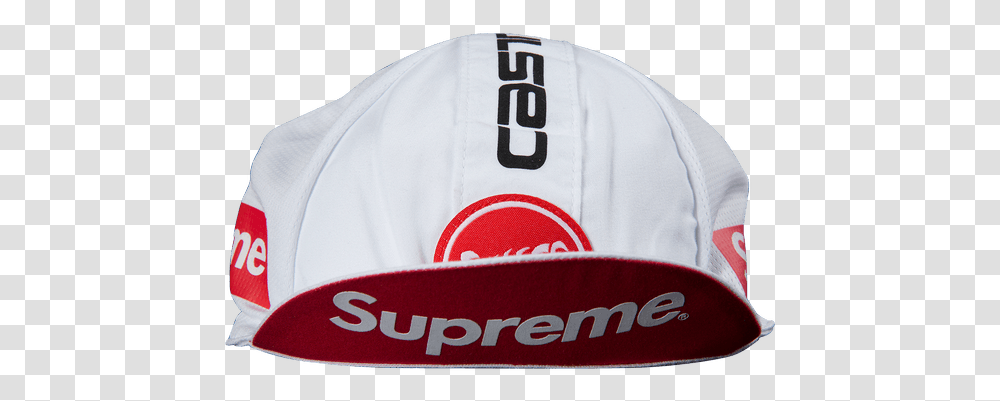 Supreme Castelli Cycling Cap White For Baseball, Clothing, Apparel, Hat, Baseball Cap Transparent Png