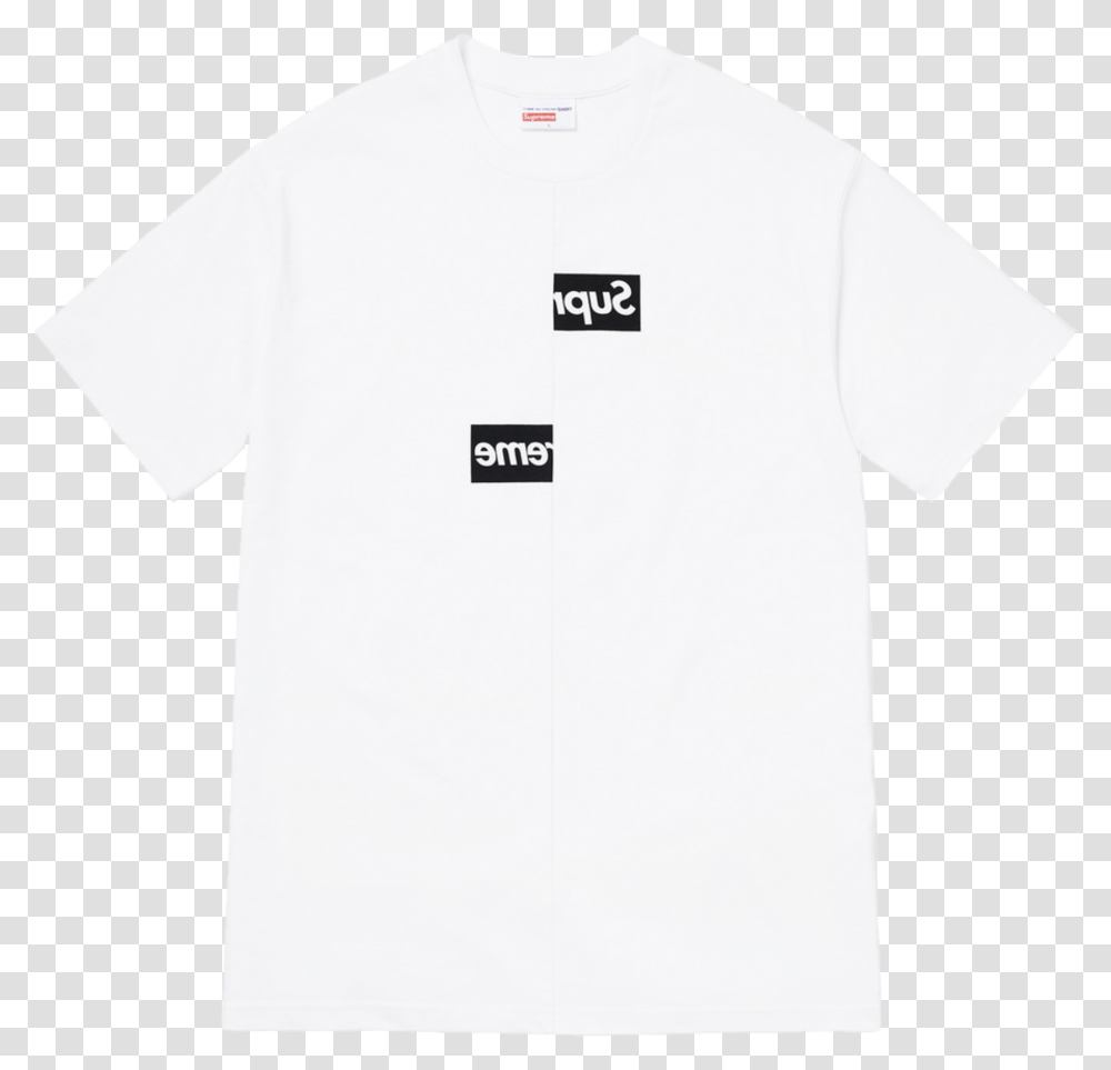 Supreme Cdg Split Box Logo Tee Full Size Download Gucci T Shirt Logo, Clothing, Apparel, T-Shirt, Sleeve Transparent Png