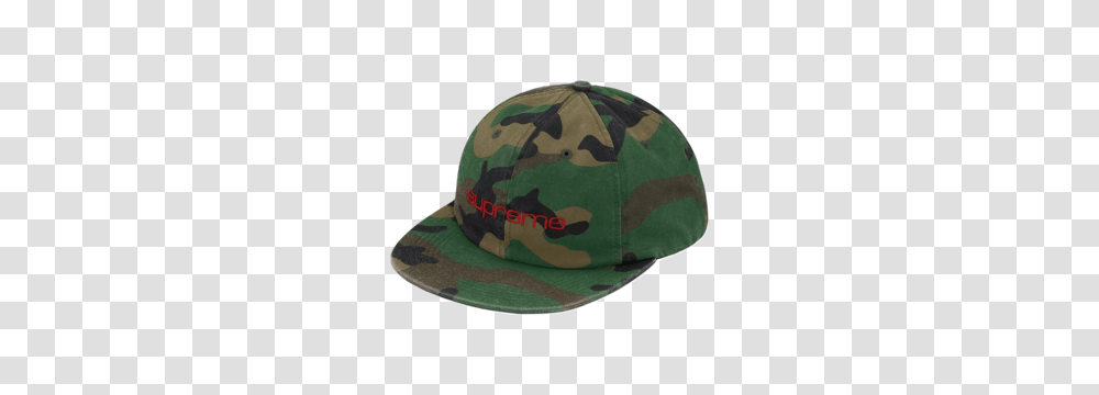 Supreme Compact Logo Panel Cap, Apparel, Baseball Cap, Hat Transparent Png