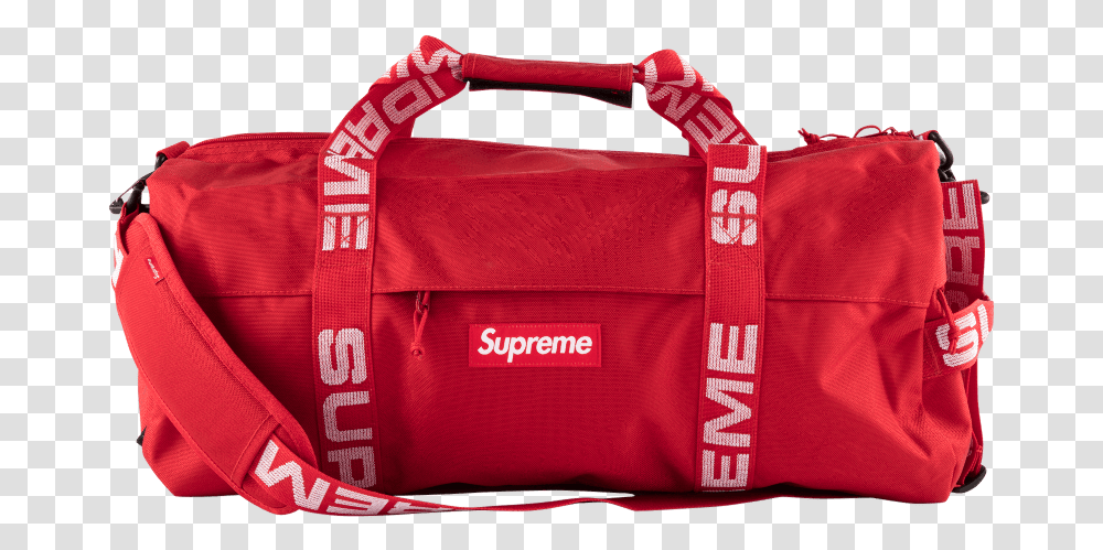 Supreme Duffle Bag Supreme Duffle Bag Red, First Aid, Handbag, Accessories, Accessory Transparent Png