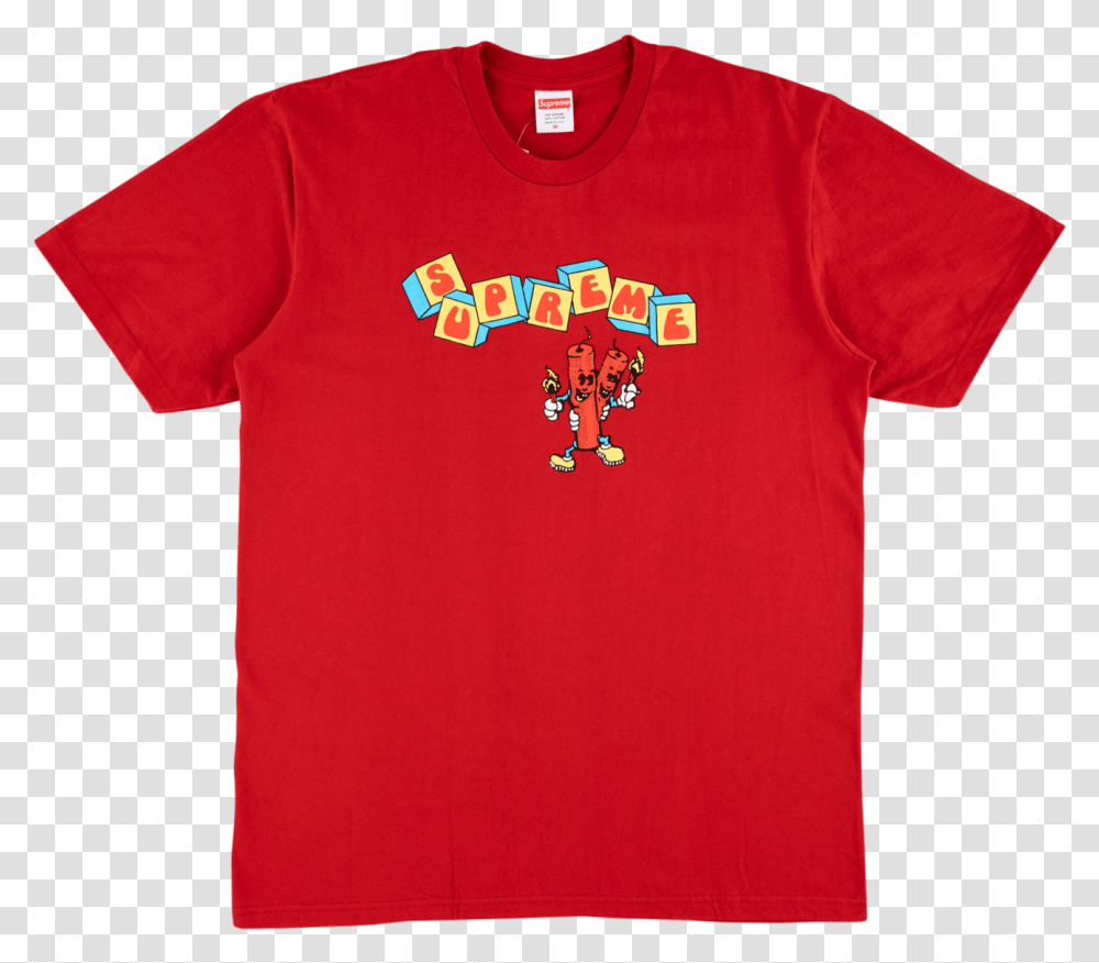 Supreme Dynamite Tee Ss, Apparel, T-Shirt, Sleeve Transparent Png
