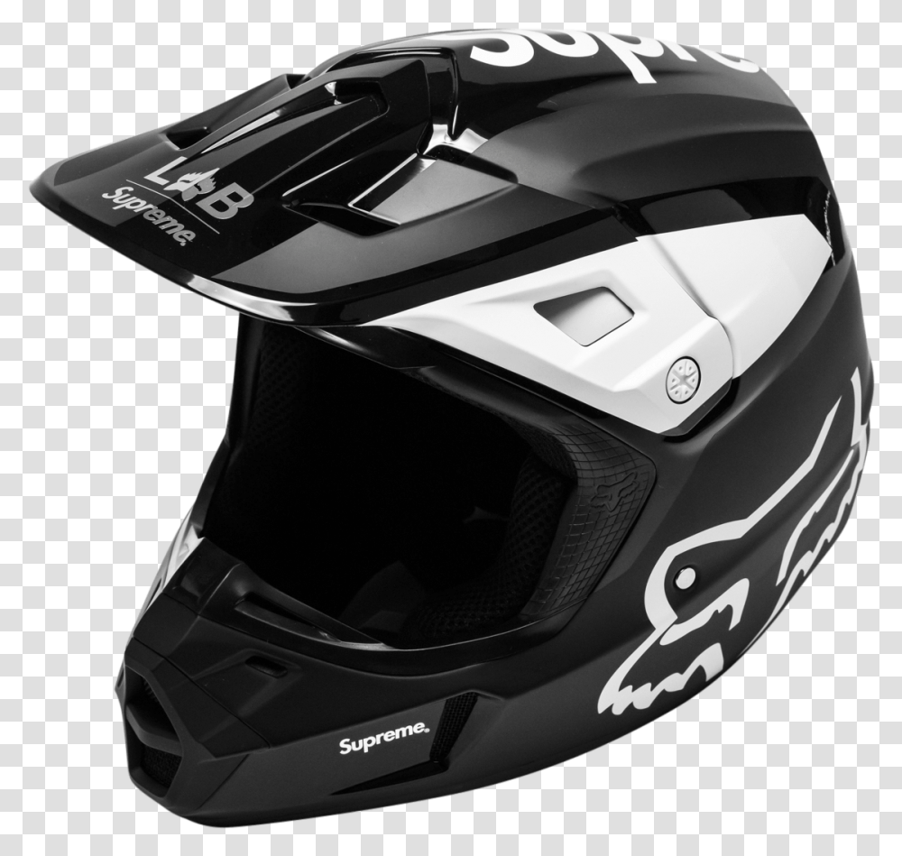 Supreme Fox Racing V2 Helmet Ss, Apparel, Crash Helmet Transparent Png