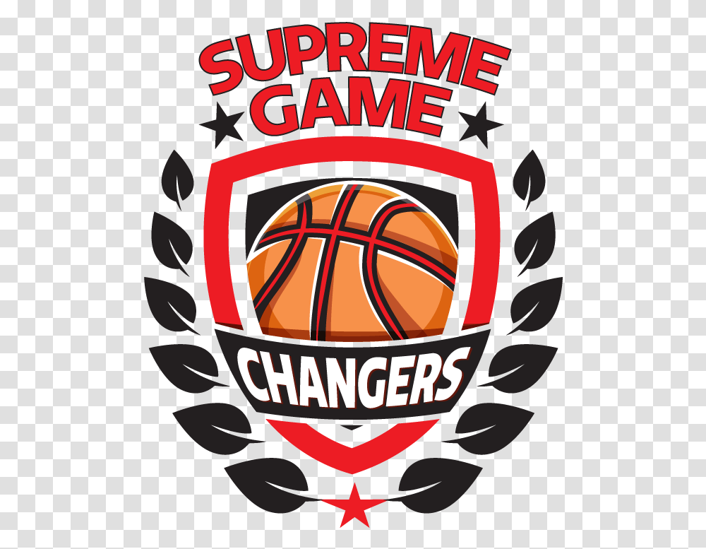 Supreme Game Changers Travel Basketball United States Cross Over Basketball, Poster, Advertisement, Logo, Symbol Transparent Png