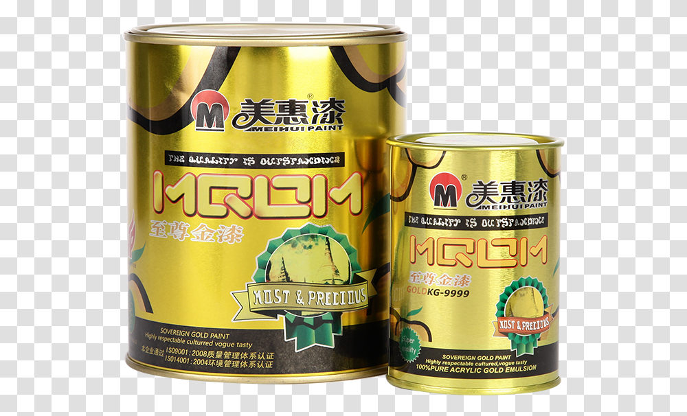 Supreme Gold Paint Combinationfujian Huixing Coating Energy Drink, Can, Beer, Alcohol, Beverage Transparent Png