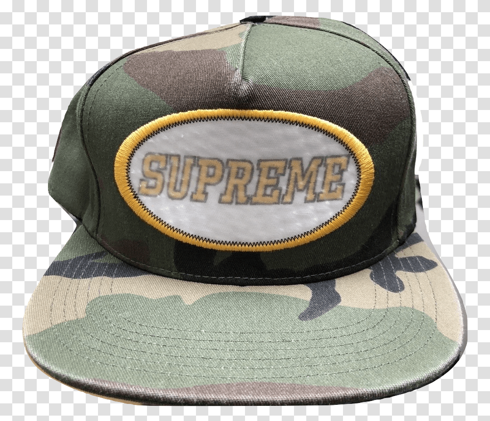 Supreme Hat Supreme Patch Camo Snapback Baseball Cap For Baseball, Clothing, Apparel, Sun Hat, Sombrero Transparent Png