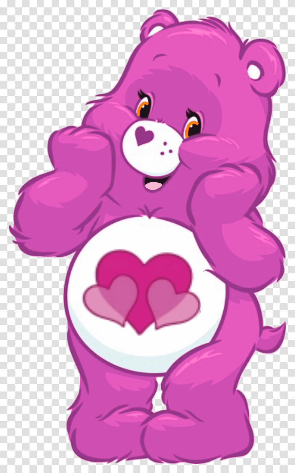 Supreme Heart Bear Tender Bear Care Bear, Purple, Sweets, Food, Confectionery Transparent Png