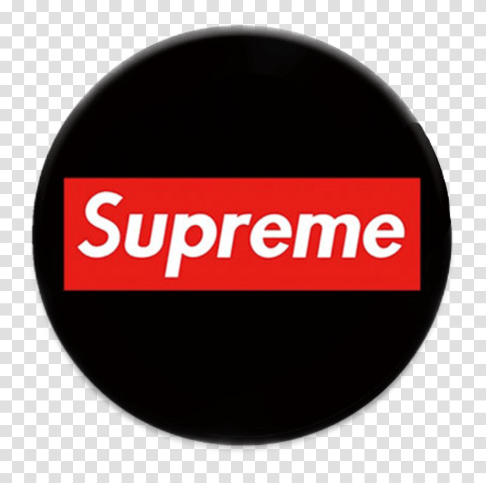 Supreme Logo Brand Lit Sticker By Itsjustdestiny Circle, Label, Text, Symbol, Word Transparent Png