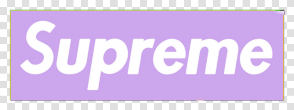 Supreme Logo Purple Light Purple Supreme Sticker, Word, Alphabet, Icing Transparent Png