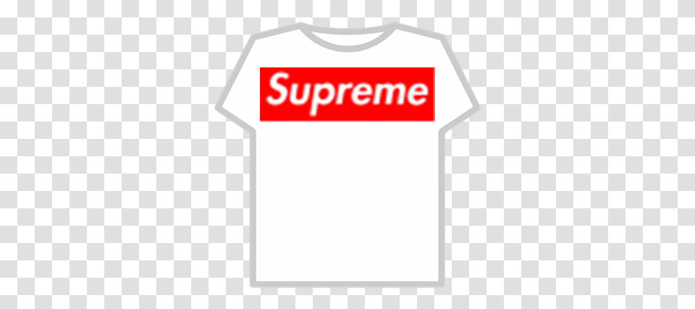 Supreme Logo Roblox Supreme T Shirts Roblox, Clothing, Label, Text, T-Shirt Transparent Png