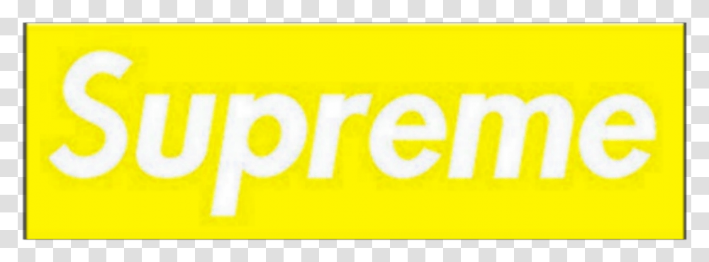 Supreme Logo Yellow Yellow Supreme Logo, Word, Face Transparent Png