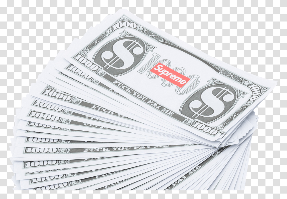 Supreme Money, Dollar Transparent Png