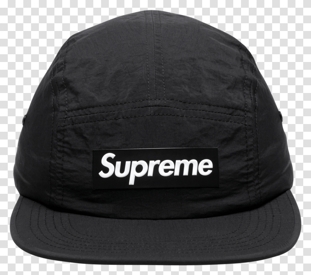 Supreme Raised Logo Patch Camp Cap Ss Supreme, Apparel, Baseball Cap, Hat Transparent Png