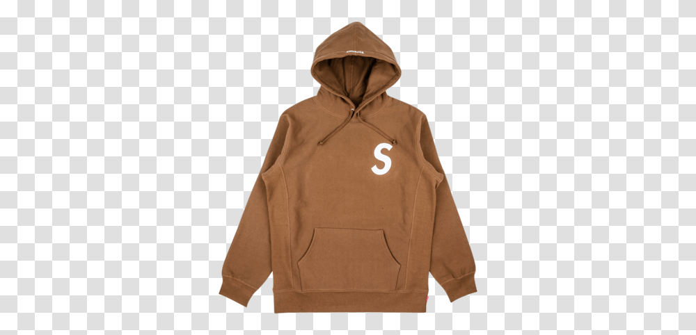 Supreme S Logo Hooded Sweatshirt Hoodie, Apparel, Sweater, Person Transparent Png