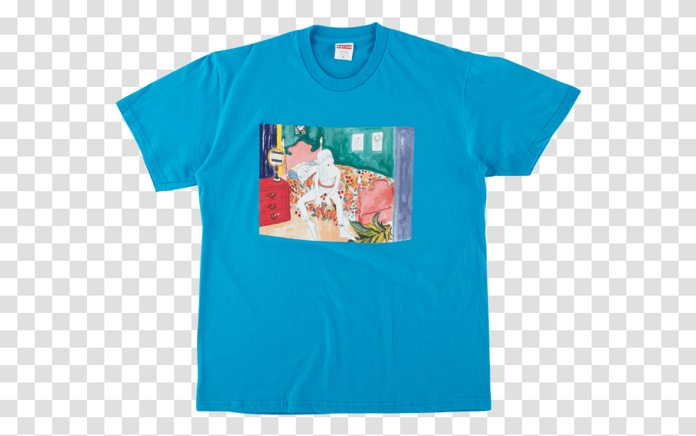 Supreme Shirt Cartoon, Apparel, T-Shirt Transparent Png