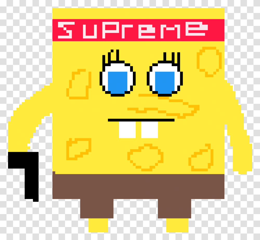 Supreme Spongebob, Pac Man, Adapter Transparent Png
