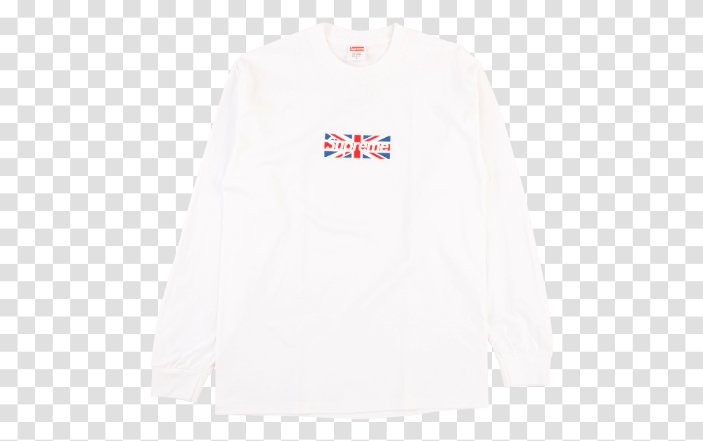 Supreme Sticker Download Long Sleeved T Shirt, Apparel, Person, Human Transparent Png