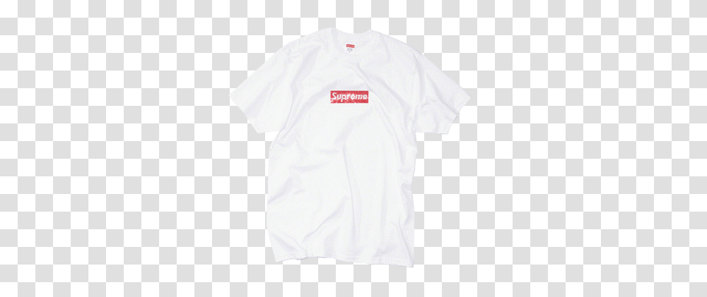 Supreme Swarovski Box Logo Tee White Supreme Box Logo Tee, Clothing, Apparel, T-Shirt, Undershirt Transparent Png
