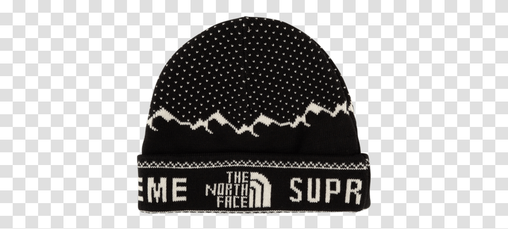 Supreme Tnf Fold Beanie Fw Supreme The North Face Fold Beanie, Apparel, Hat, Baseball Cap Transparent Png