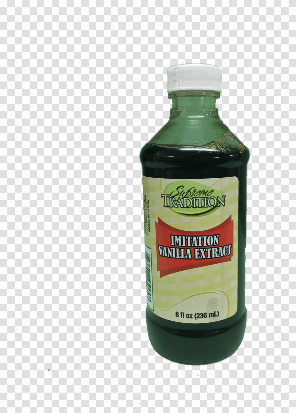Supreme Tradition Imitation Vanilla Extract 8 Oz, Seasoning, Food, Syrup, Bottle Transparent Png