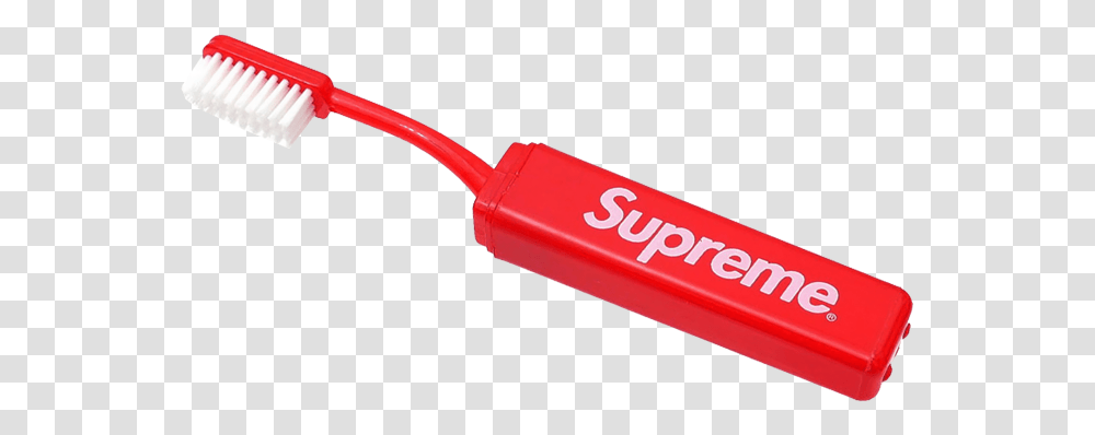 Supreme Travel Toothbrush Fw Supreme Toothbrush, Adapter, Tool, Toothpaste, Lighter Transparent Png