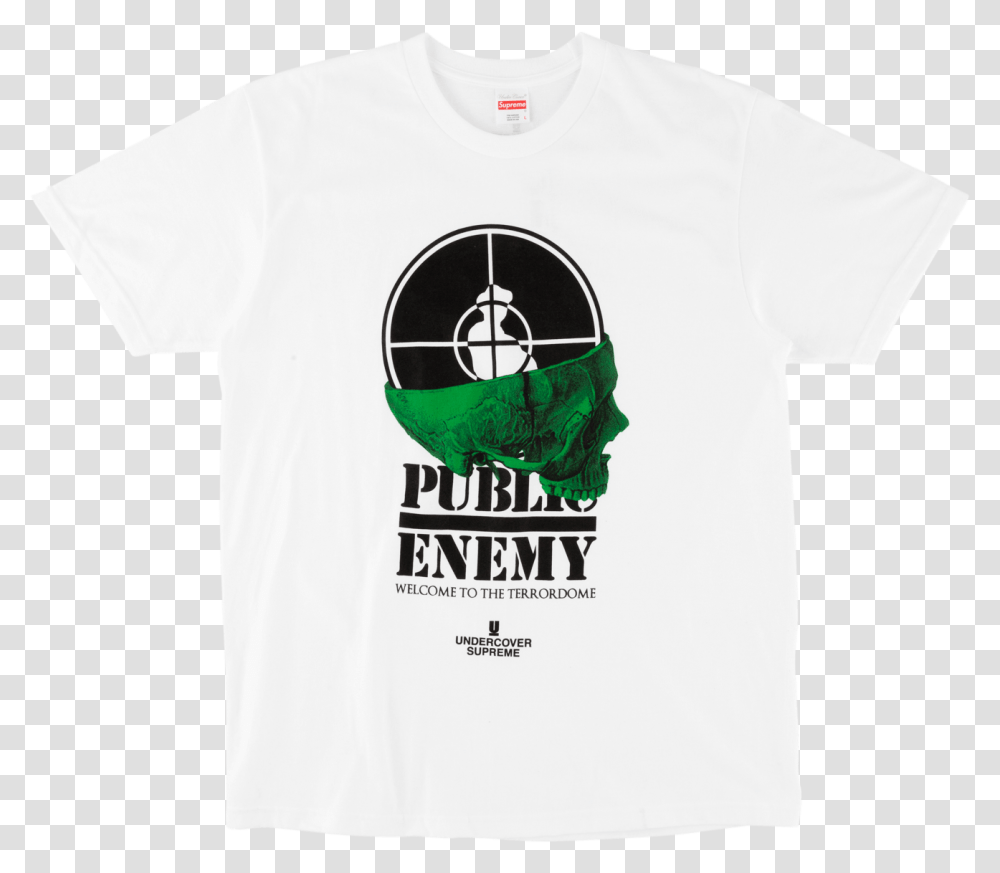 Supreme Udc Public Enemy Terrordome Tee Ss, Apparel, T-Shirt, Potted Plant Transparent Png
