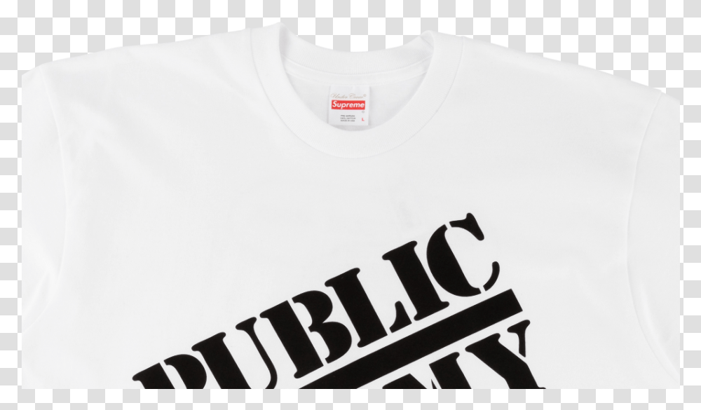 Supreme Undercover Public Enemy White Public Enemy, Apparel, T-Shirt Transparent Png