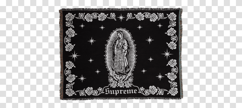 Supreme Virgin Mary Blanket Fw Supreme Virgin Mary Blanket, Rug, Worship, Architecture, Building Transparent Png