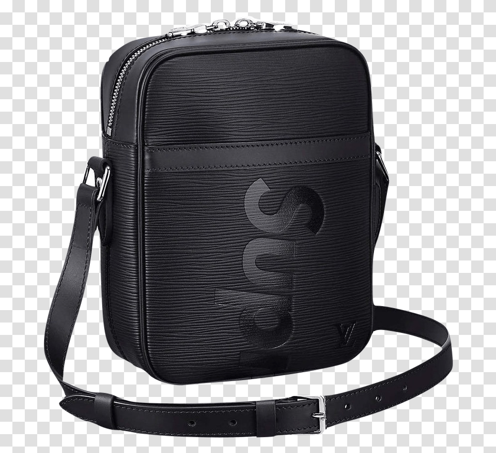 Supreme X Louis Vuitton Danube Pm Black, Bag, Backpack, Briefcase Transparent Png