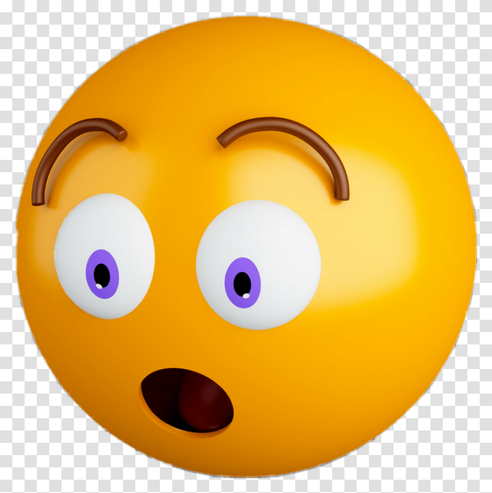 Suprised Emoji Surprised Emoji, Piggy Bank, Sphere Transparent Png