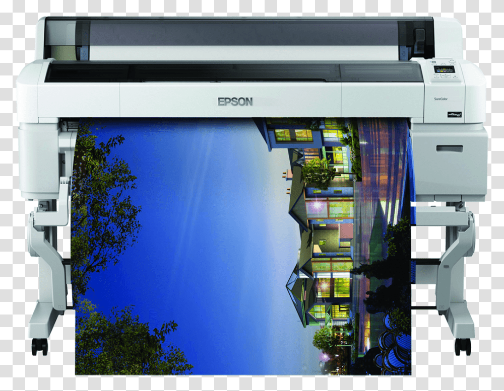 Surecolor Sc T7200d Epson 7200 Printer, Screen, Electronics, LCD Screen, Monitor Transparent Png
