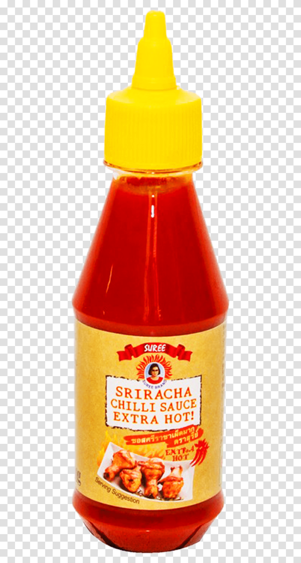 Suree Sauce Sriracha Chili Extra Hot 200 Ml, Food, Seasoning, Beverage, Drink Transparent Png