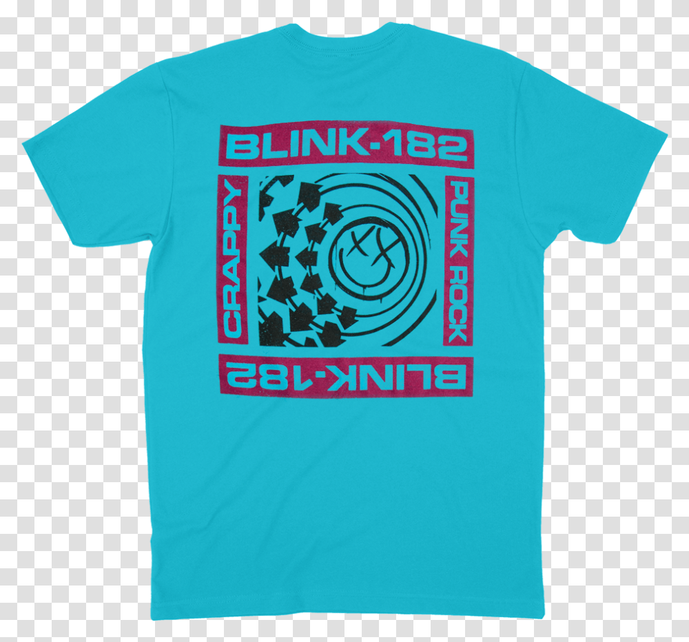 Surf Box Turquoise Tee Blink 182, Clothing, Apparel, T-Shirt Transparent Png
