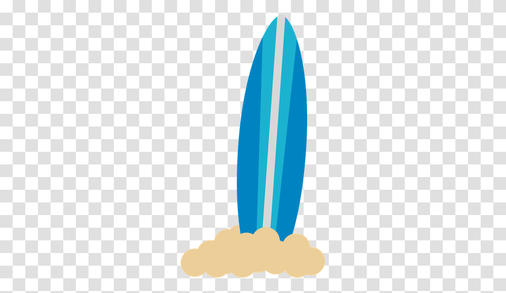 Surfboard Clipart Blue, Sea, Outdoors, Water, Nature Transparent Png