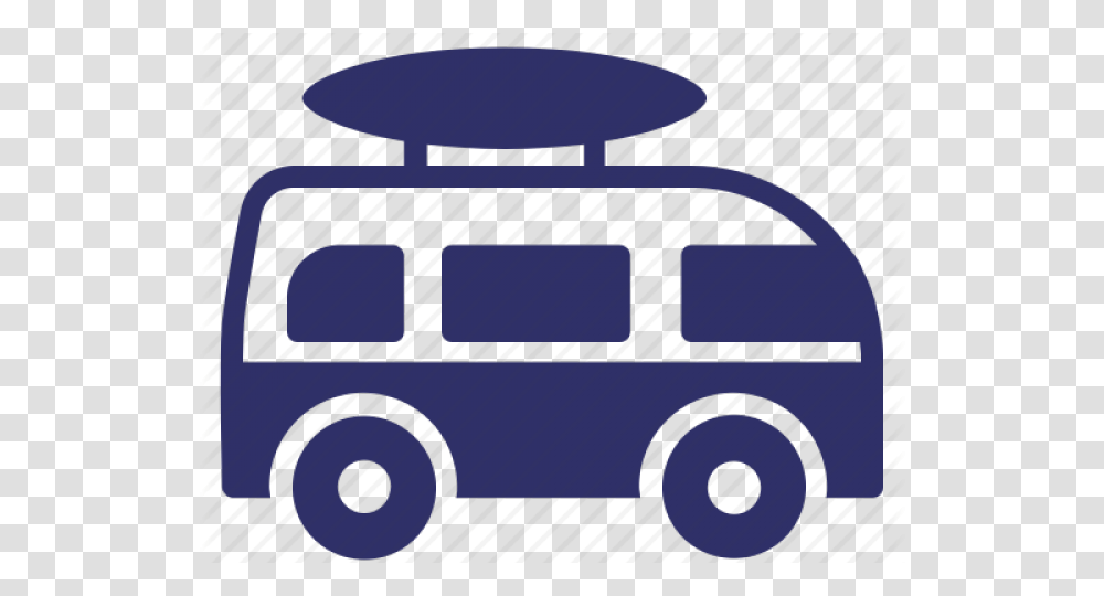 Surfboard Clipart Vw Van, Truck, Vehicle, Transportation Transparent Png