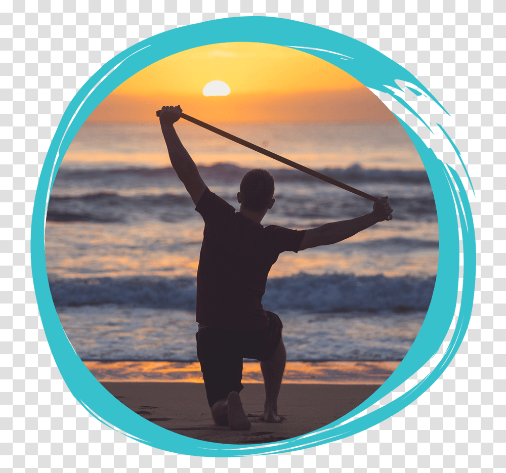 Surfboard Silhouette Circle, Person, Outdoors, Paddle, Oars Transparent Png