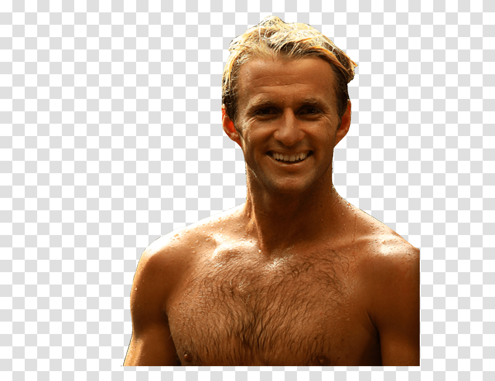 Surfer Barechested, Person, Face, Man Transparent Png
