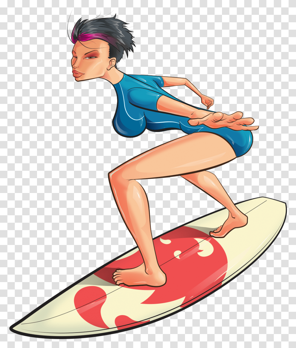 Surfer Clipart Download, Person, Fitness, Working Out, Sport Transparent Png