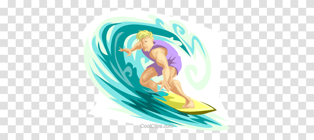 Surfer Dude Royalty Free Vector Clip Art Illustration, Sea, Outdoors, Water, Nature Transparent Png