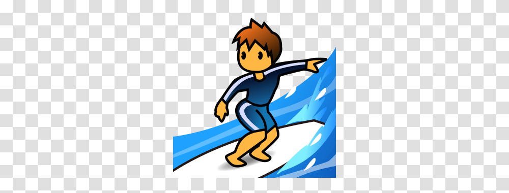 Surfer Emojidex, Nature, Outdoors, Sea, Water Transparent Png