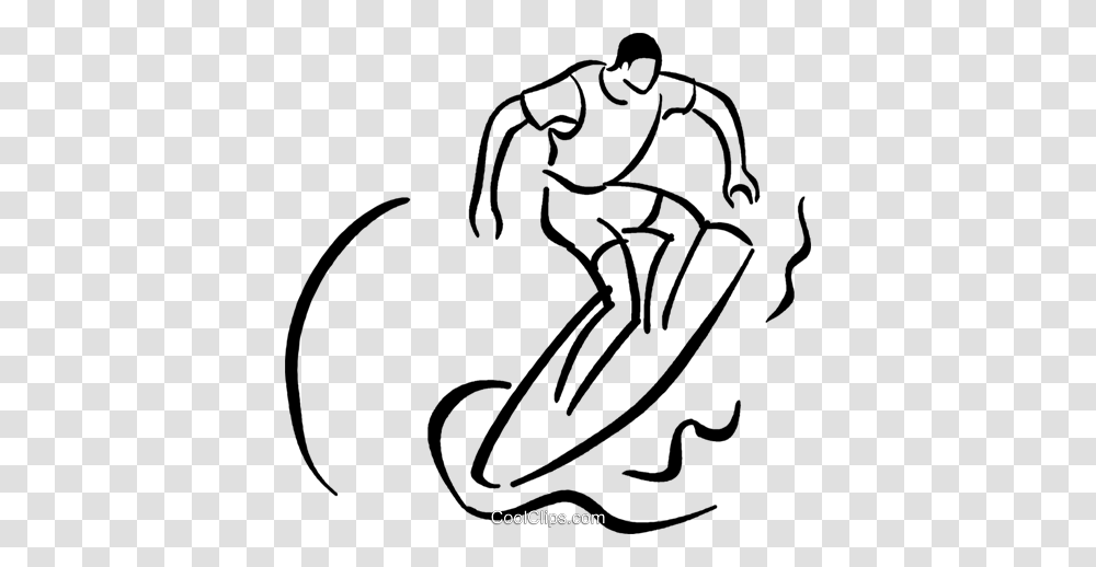 Surfer Royalty Free Vector Clip Art Illustration, Silhouette, Outdoors, Statue, Sculpture Transparent Png