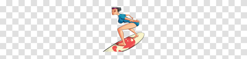 Surfing Clipart, Person, Sport, Outdoors, Water Transparent Png