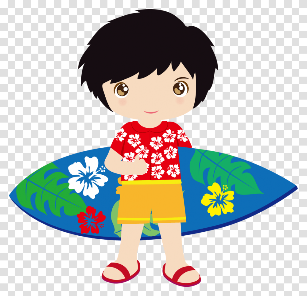 Surfing Clipart Pool Party Hawaiian Boy Clipart, Person, Outdoors, Nature, Water Transparent Png