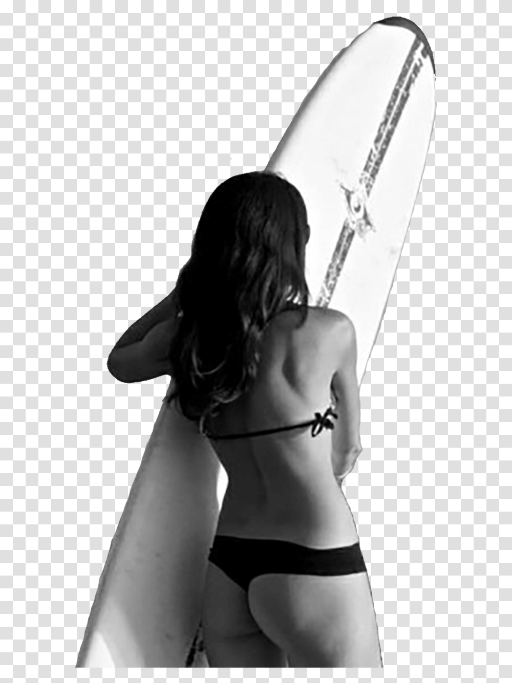 Surfing Girls Pictures Girl, Back, Person, Human Transparent Png