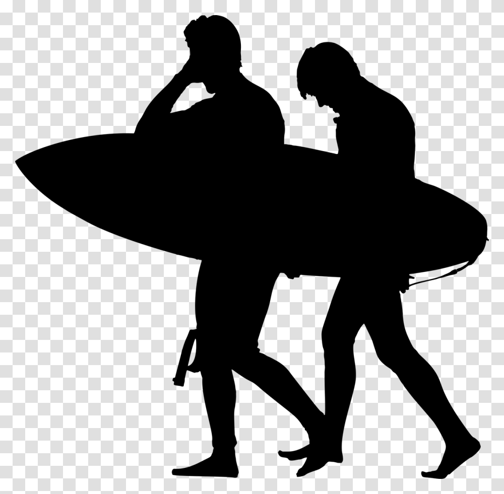 Surfing Silhouette Computer Icons Download Hand On Hips Silhouette, Gray, World Of Warcraft Transparent Png