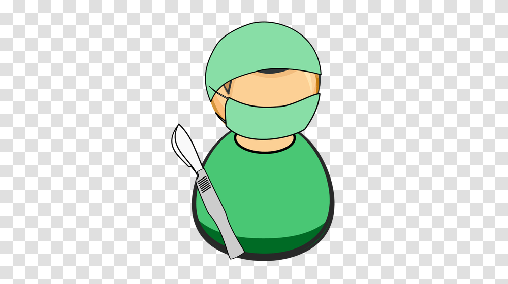 Surgeon, Costume, Green, Toy, Head Transparent Png