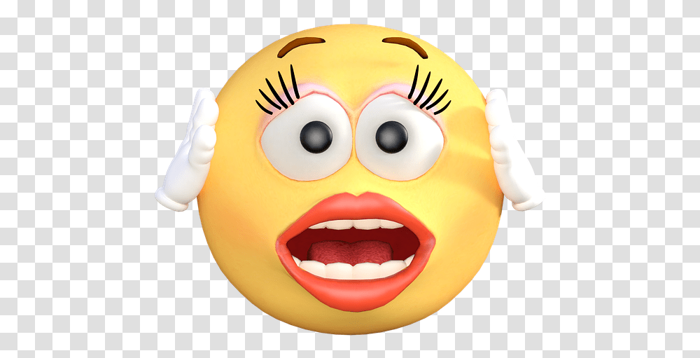 Surprised Emoji Background, Mouth, Lip, Head, Toy Transparent Png