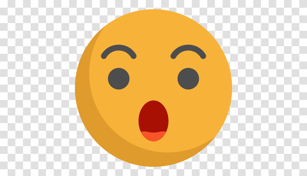 Surprised Emoji Icon, Halloween Transparent Png