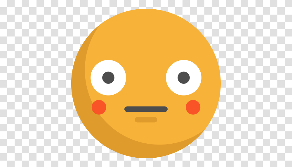 Surprised Emoji Icon, Sphere, Egg, Food Transparent Png