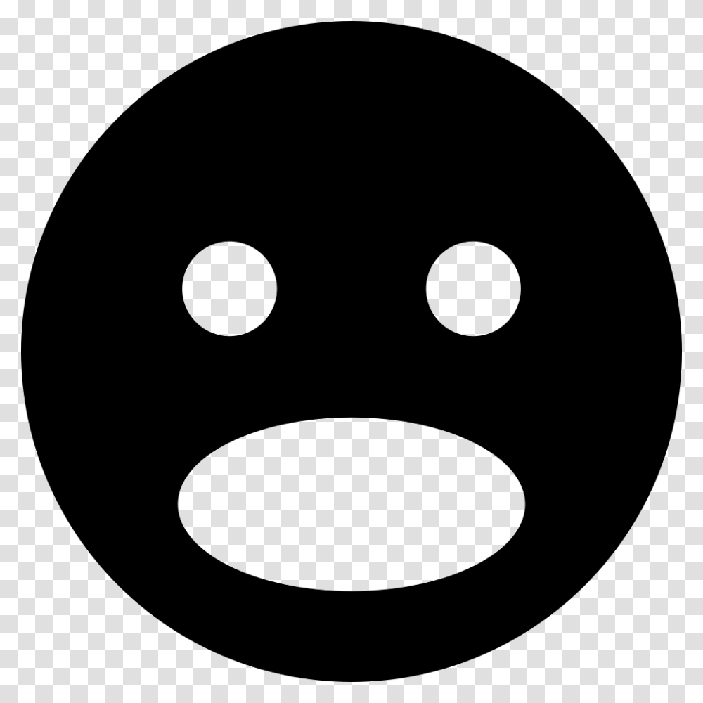 Surprised Face Icon Free Download, Moon, Outer Space, Night, Astronomy Transparent Png